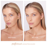 Paese Puff Cloud Pressed Face Powder Before After