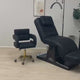 Manufakturo Saphir version A Olive – 4-Piece Beauty Studio Set: Luxury Bed, Chair, Lamp & Trolley