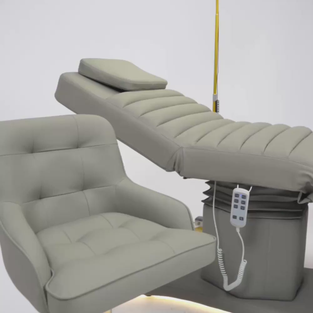 Manufakturo Grandeur Electric Lash Beauty Bed - 3 Motors Deep Ash