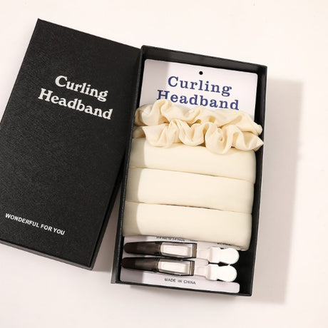 Roxie Heatless Curling Headband Kit Beige Box - Roxie Cosmetics