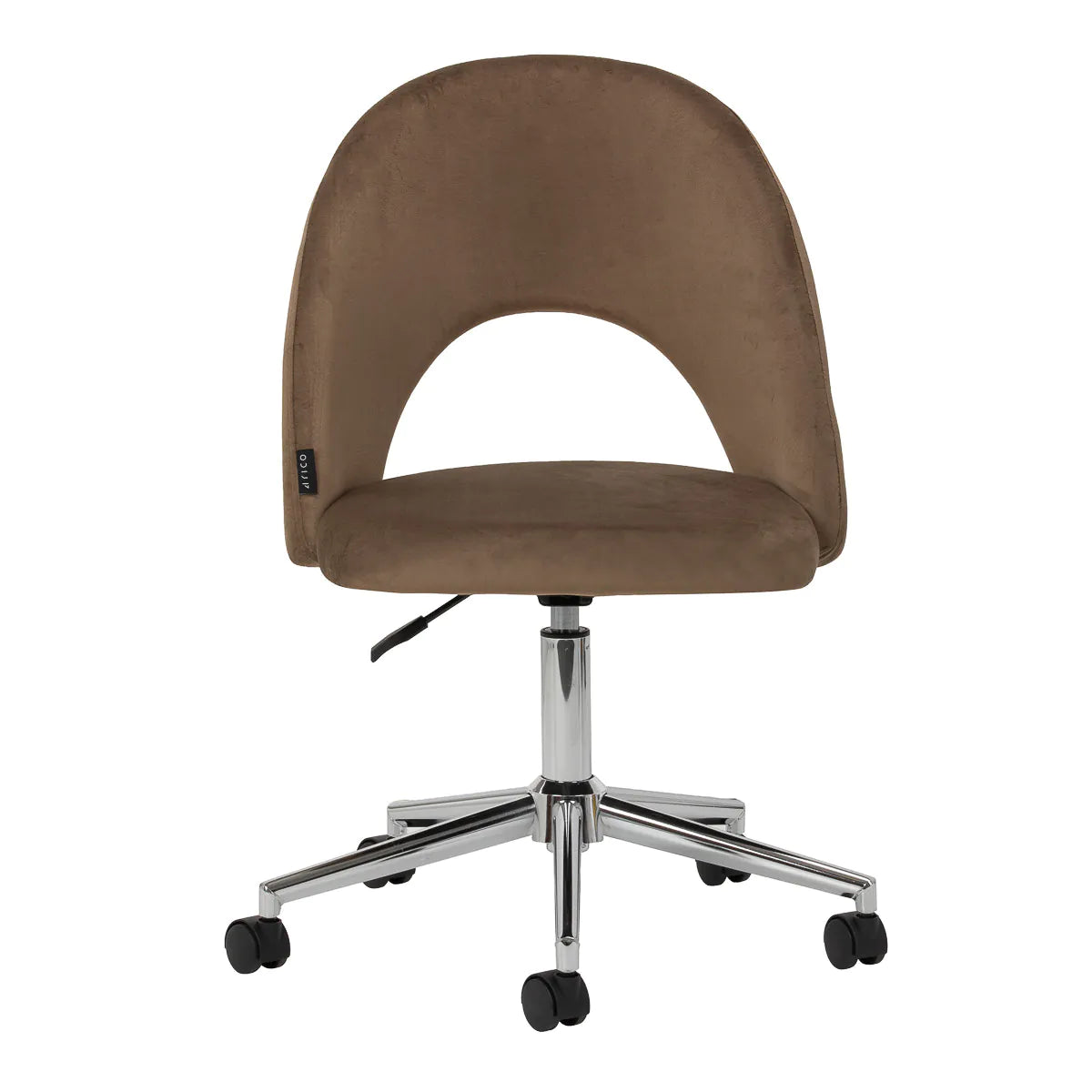 4Rico Arco Chair Brown - full product view on a white background