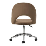 4Rico Arco Chair Brown - full product view on a white background