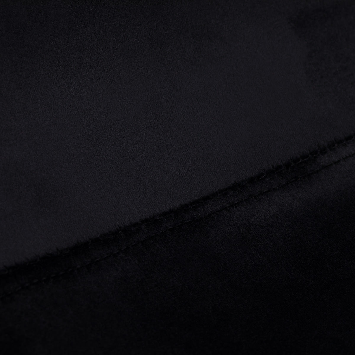 4Rico Bar Stool QS-B15 Velvet Black - close-up of the upholstery and construction details