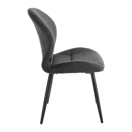 4Rico Lucente Chair Black - full product view on a white background