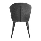 4Rico Lucente Chair Black - full product view on a white background