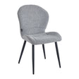 4Rico Lucente Chair Grey - full product view at an angle on a white background