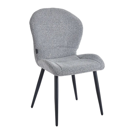 4Rico Lucente Chair Grey - full product view at an angle on a white background