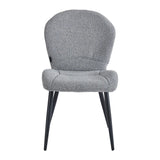 4Rico Lucente Chair Grey - full product view on a white background
