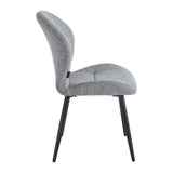 4Rico Lucente Chair Grey - full product view on a white background