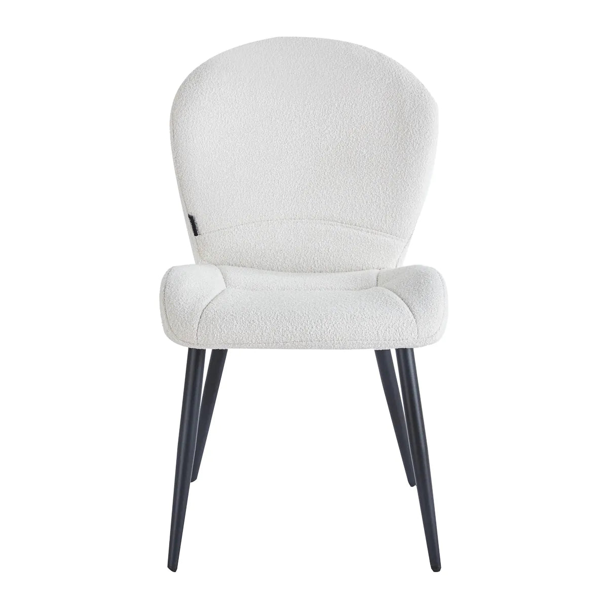 4Rico Lucente Reception Chair White - full product view on a white background