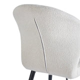 4Rico Lucente Reception Chair White - close-up of the upholstery and adjustment details