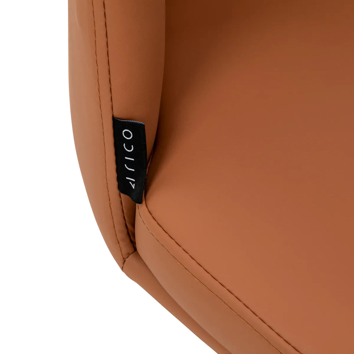 4Rico Modo Bar Stool Brown With Black Base - displayed in a professional treatment-room setting