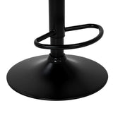 4Rico Modo Bar Stool Brown With Black Base - close-up of the upholstery and adjustment details