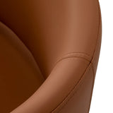 4Rico Novo Modern Reception Chair Brown - displayed in a professional treatment-room setting