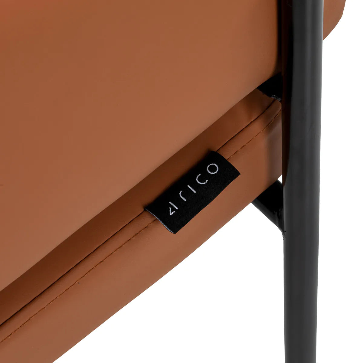 4Rico Novo Modern Reception Chair Brown - displayed in a professional treatment-room setting
