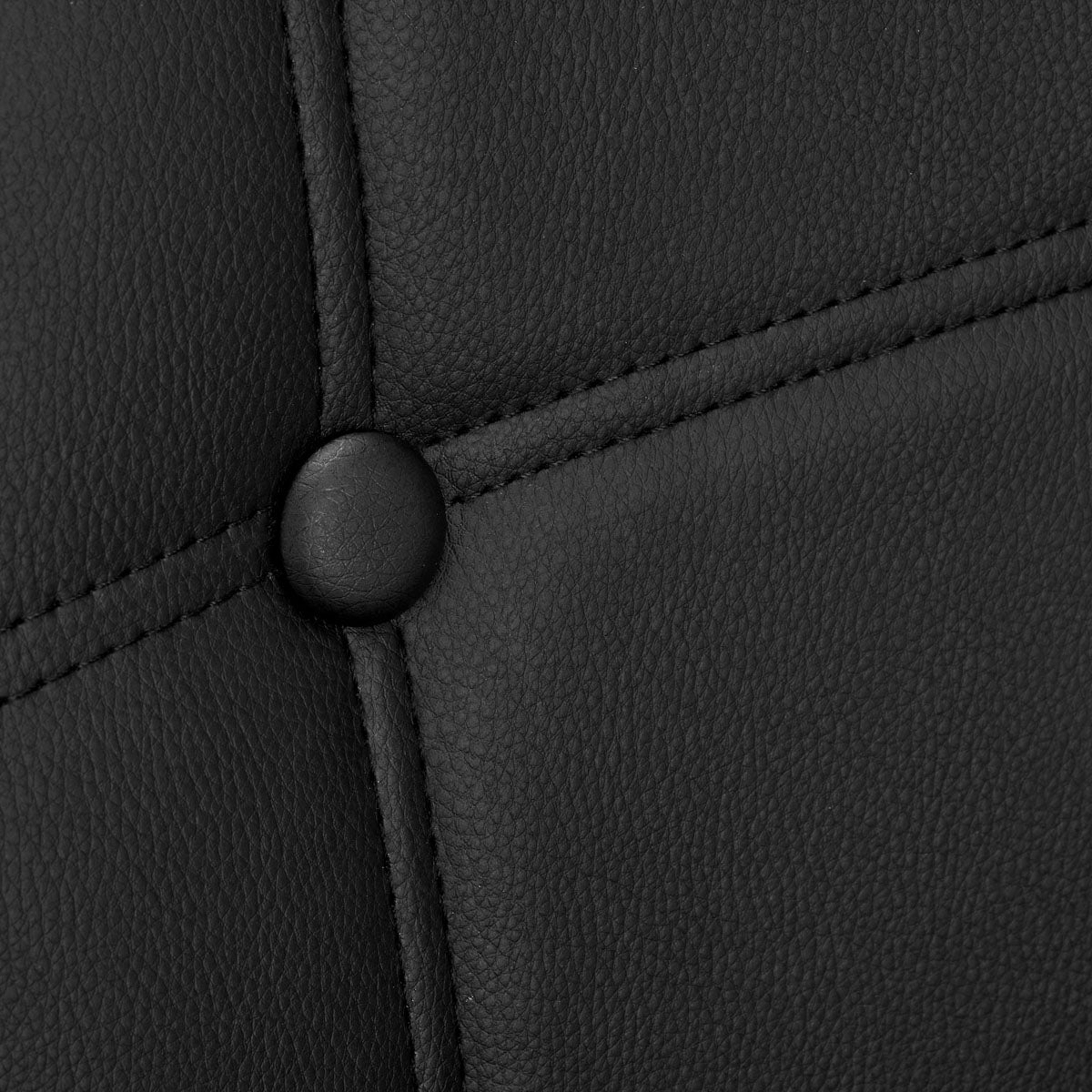 4Rico QS-185 Chair Black - close-up of the upholstery and construction details