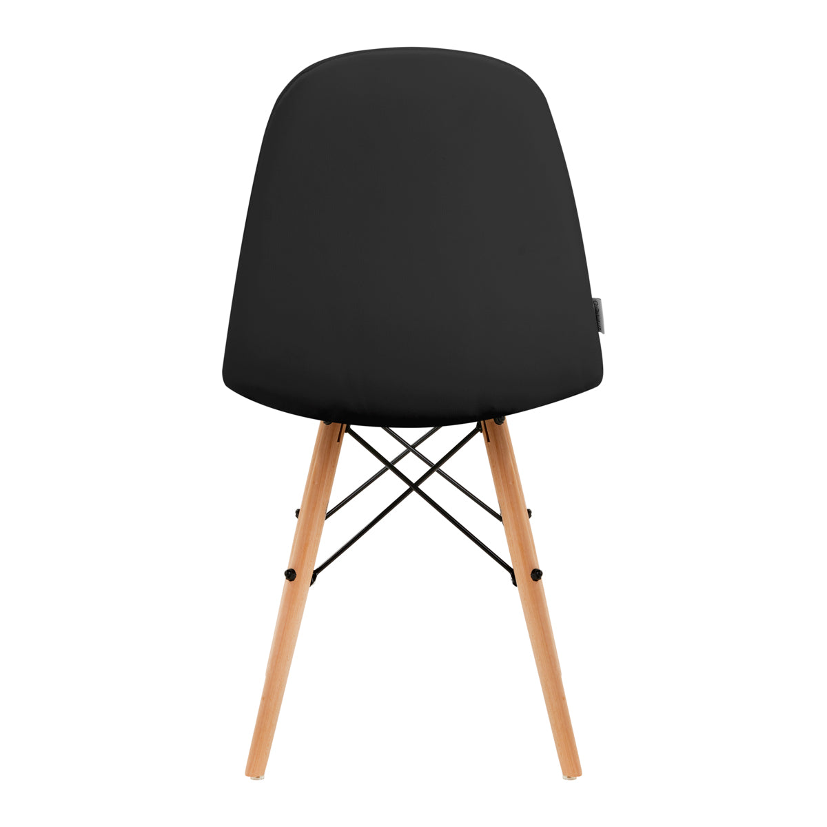4Rico QS-185 Chair Black - close-up of the upholstery and adjustment details