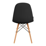 4Rico QS-185 Chair Black - close-up of the upholstery and adjustment details