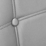 4Rico QS-185 Chair Grey - close-up of the upholstery and construction details
