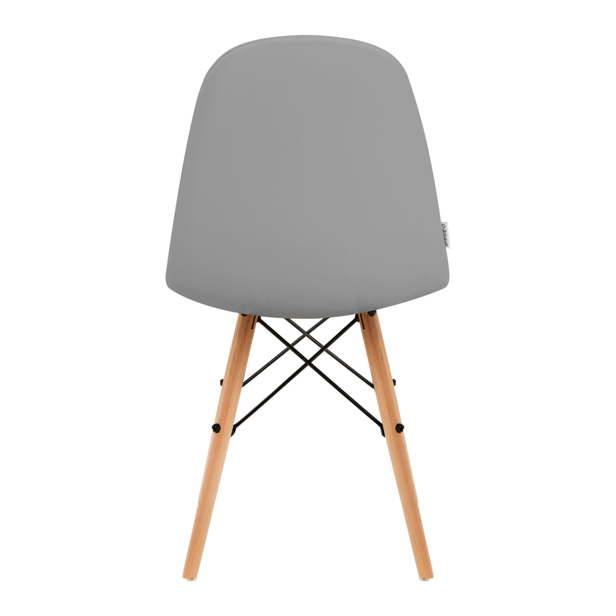 4Rico QS-185 Chair Grey - close-up of the upholstery and adjustment details