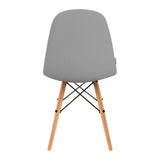 4Rico QS-185 Chair Grey - close-up of the upholstery and adjustment details