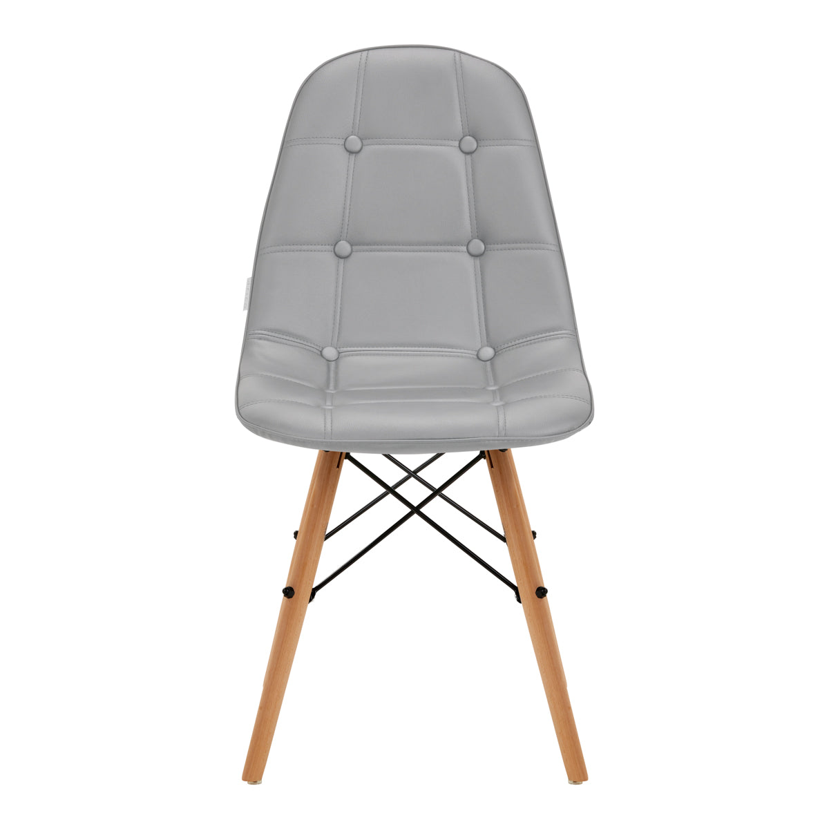 4Rico QS-185 Chair Grey - close-up of the upholstery and adjustment details