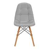 4Rico QS-185 Chair Grey - close-up of the upholstery and adjustment details