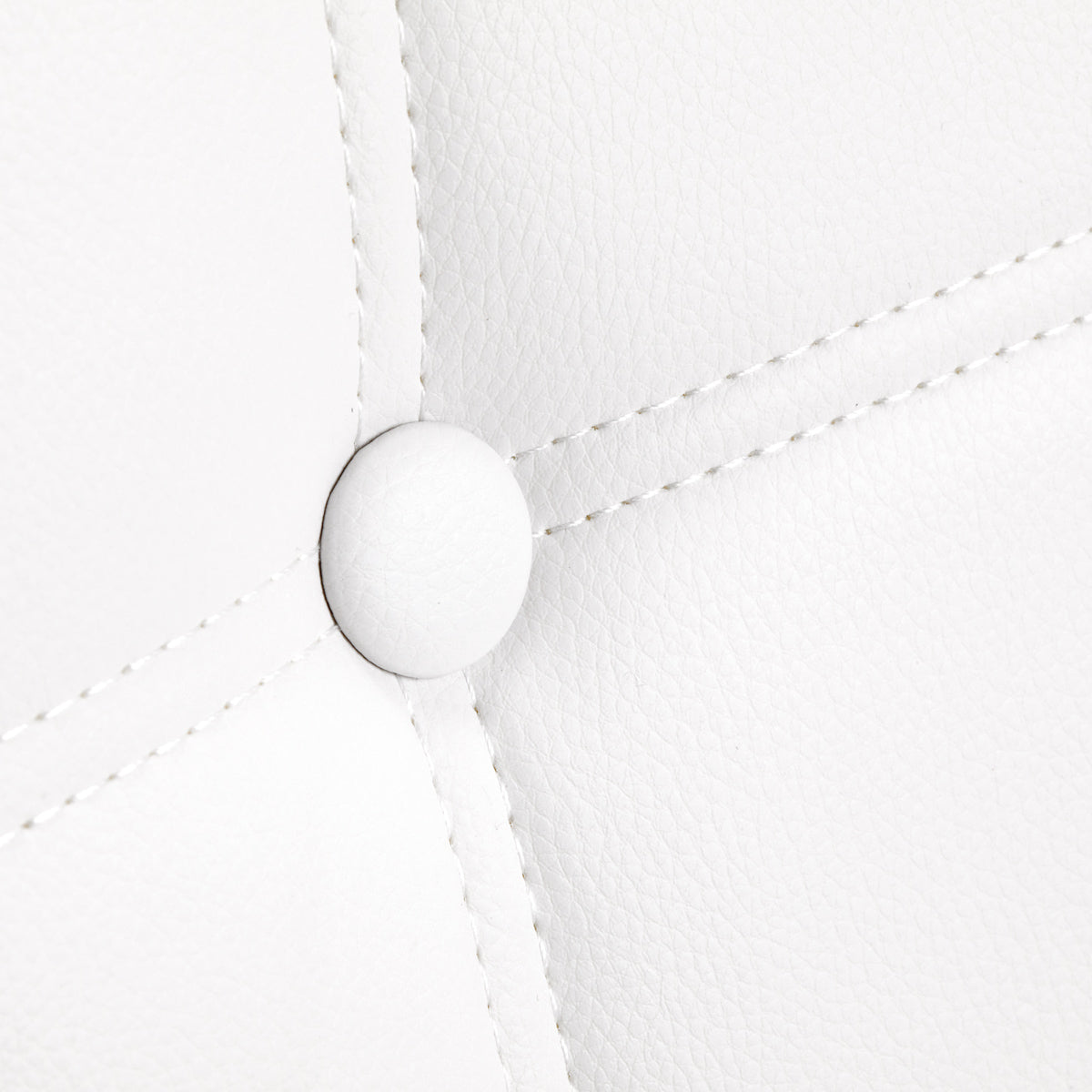 4Rico QS-185 Reception Chair White - close-up of the upholstery and adjustment details