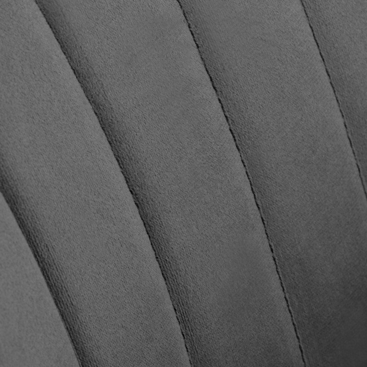 4Rico QS-B16G Velvet Bar Stool Grey - close-up of the upholstery and construction details