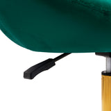 4Rico QS-BL12B Swivel Chair Green - displayed in a professional treatment-room setting
