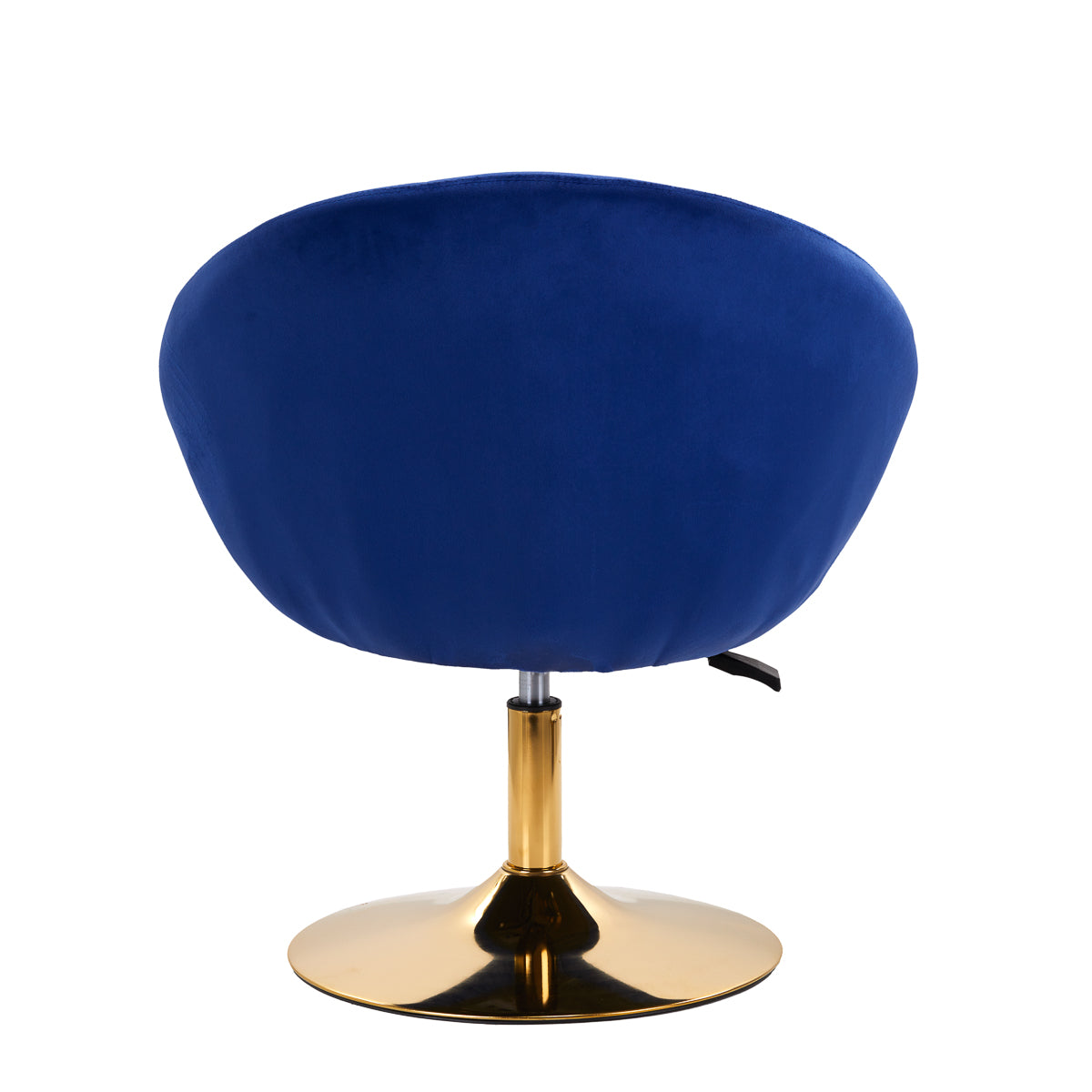 4Rico QS-BL12B Swivel Chair Navy Blue - full product view on a white background