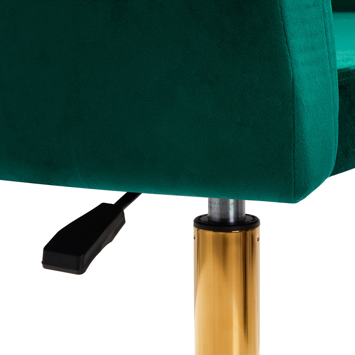 4Rico QS-BL14G Swivel Chair Green - displayed in a professional treatment-room setting