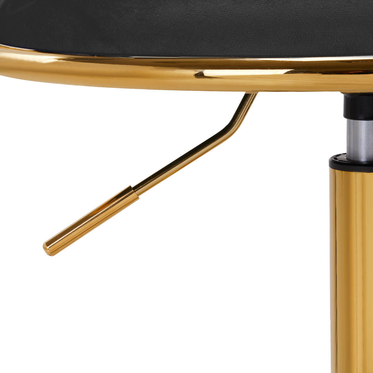 4Rico QS-GW01G Swivel Beauty Chair Black - displayed in a professional treatment-room setting
