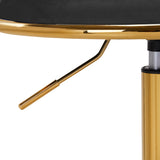 4Rico QS-GW01G Swivel Beauty Chair Black - displayed in a professional treatment-room setting