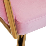 4Rico QS-GW06G Salon Chair Pink - displayed in a professional treatment-room setting