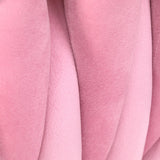 4Rico QS-GW06G Salon Chair Pink - close-up of the upholstery and construction details