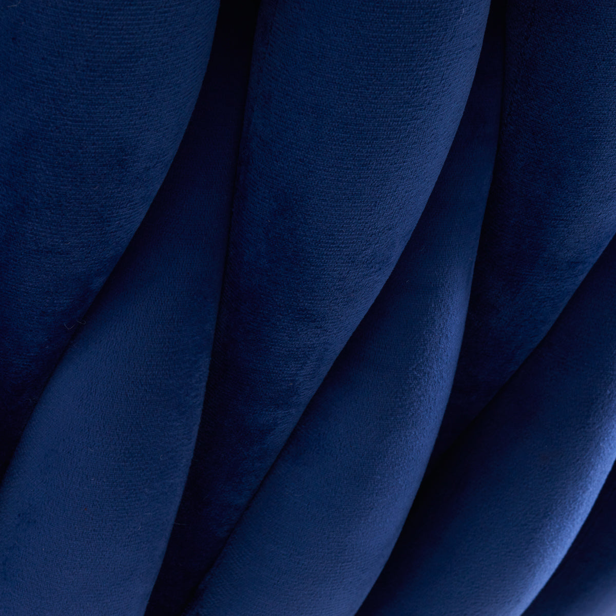 4Rico QS-GW06G Velvet Salon Reception Chair Navy Blue - close-up of the upholstery and construction details