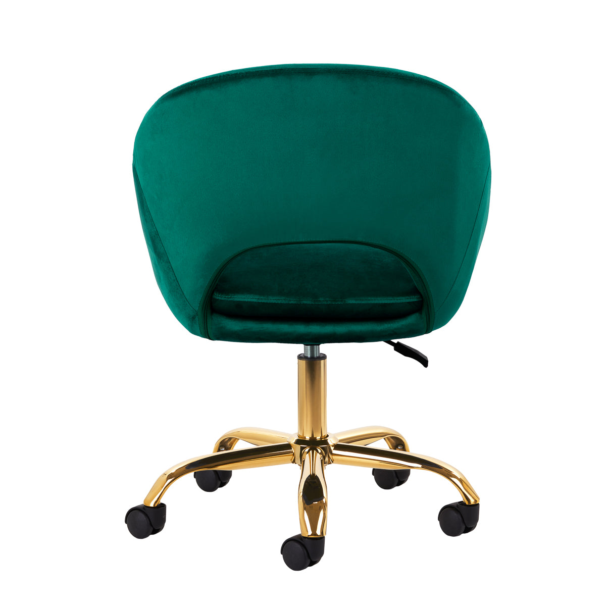 4Rico QS-MF18G Swivel Chair Green - full product view on a white background