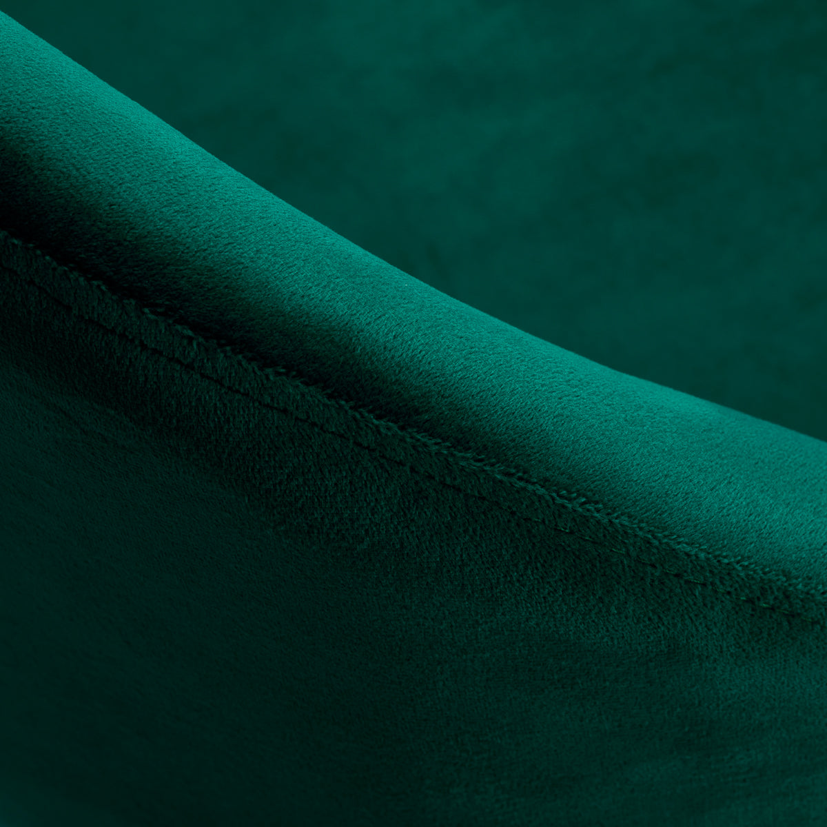 4Rico QS-MF18G Swivel Chair Green - close-up of the upholstery and construction details