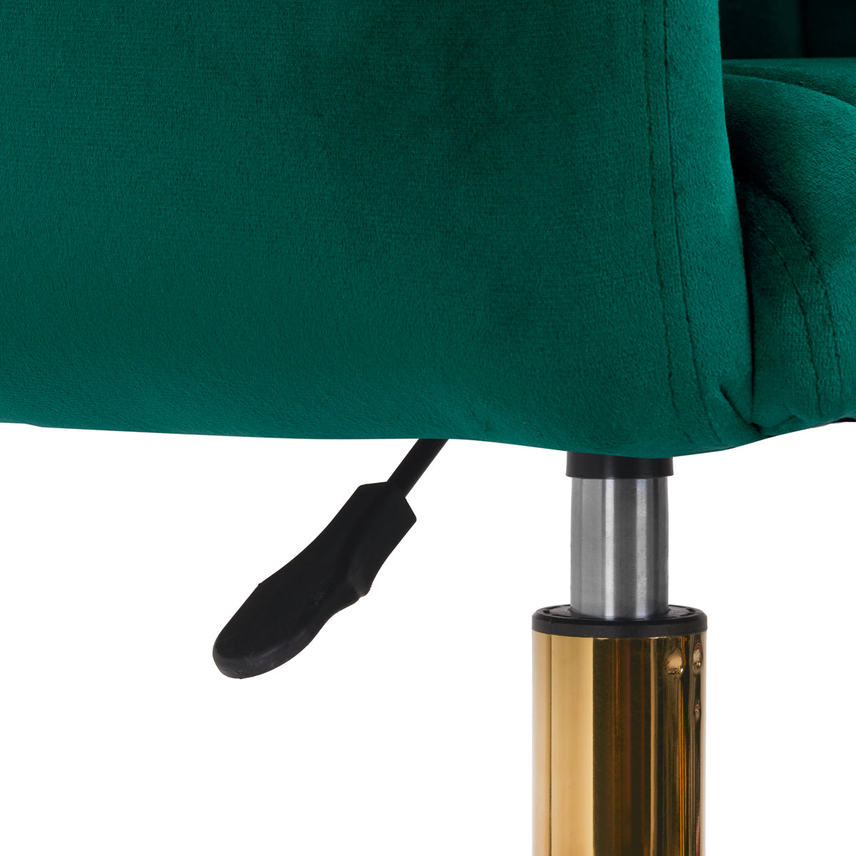 4Rico QS-OF212G Swivel Beauty Chair Green - displayed in a professional treatment-room setting