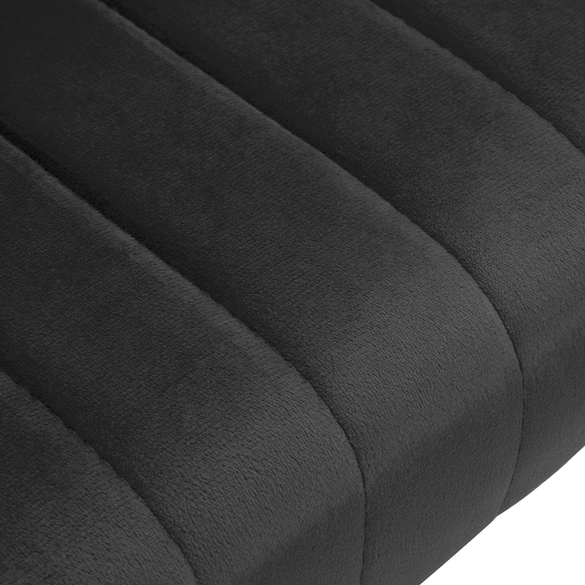4Rico QS-OF212G Swivel Beauty Chair Grey - close-up of the upholstery and construction details