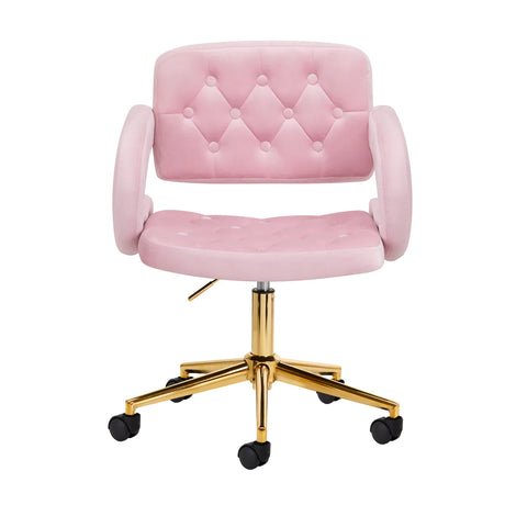4Rico QS-OF213G Beauty Chair Pink - front view