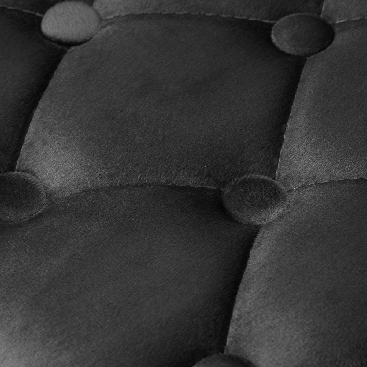 4Rico QS-OF213G Salon Chair Grey - close-up of the upholstery and construction details