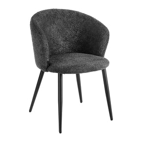4Rico Verso Chair Black - full product view at an angle on a white background