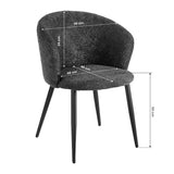 4Rico Verso Chair Black - close-up of the upholstery and adjustment details