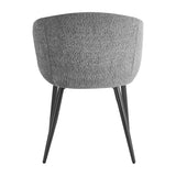 4Rico Verso Reception Chair Grey - full product view on a white background