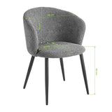 4Rico Verso Reception Chair Grey - close-up of the upholstery and adjustment details