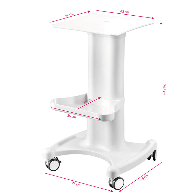 ActiveShop 050 Beauty Trolley For Salon Devices - front view showing the storage and construction details