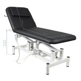 ActiveShop 079 1-Motor Electric Massage Bed Black - full product view on a white background
