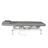 ActiveShop 079 1-Motor Electric Massage Bed Grey - full product view on a white background